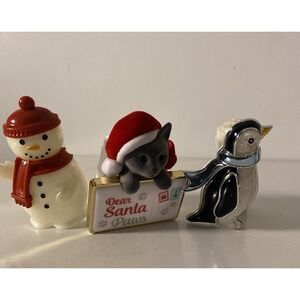 Bath and Body works wallflowers plug in lot of 3 Snowman Penguin Cat